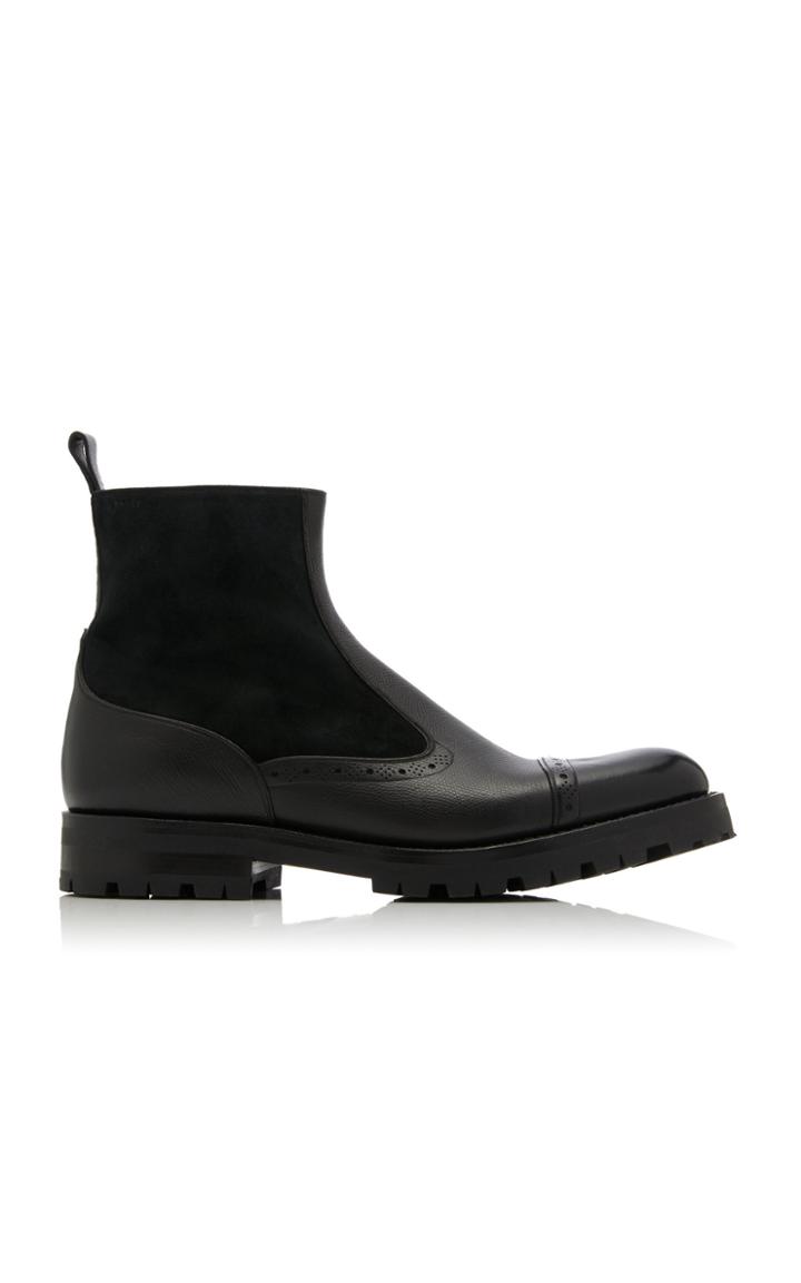 Bally Geber Leather Ankle Boots