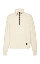 Ami Boiled Wool Half-zip Sweatshirt