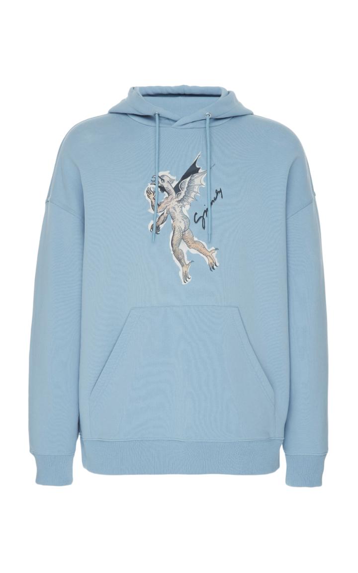 Givenchy Printed Cotton-jersey Hooded Sweatshirt Size: S