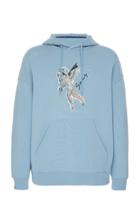 Givenchy Printed Cotton-jersey Hooded Sweatshirt Size: S