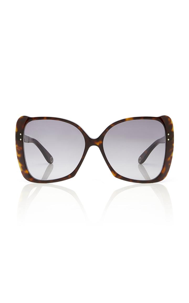 Gucci Sunglasses Butterfly-frame Tortoiseshell Acetate Sunglasses