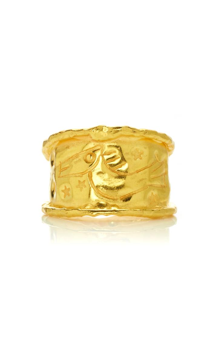 Jean Mahie 22k Yellow Gold Bird Ring