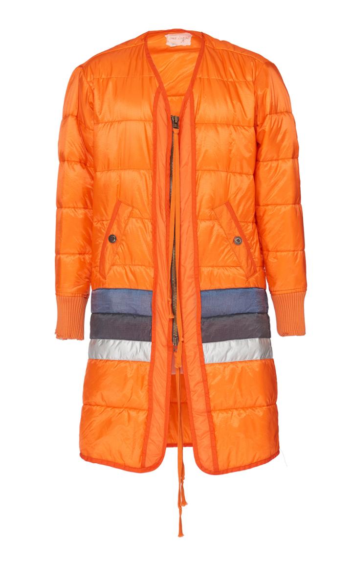 Greg Lauren Long Quilted Modern Flight Jacket