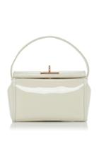 Gu De Water Patent Leather Top Handle Bag