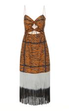 Moda Operandi Rachel Comey Fringe Chernist Cottton Midi Dress Size: 00