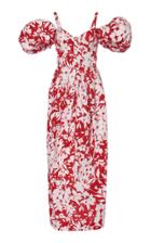 Rosie Assoulin Off-the-shoulder Silk Cocktail Dress