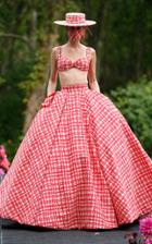 Moda Operandi Christian Siriano Gingham Ball Skirt With Pockets