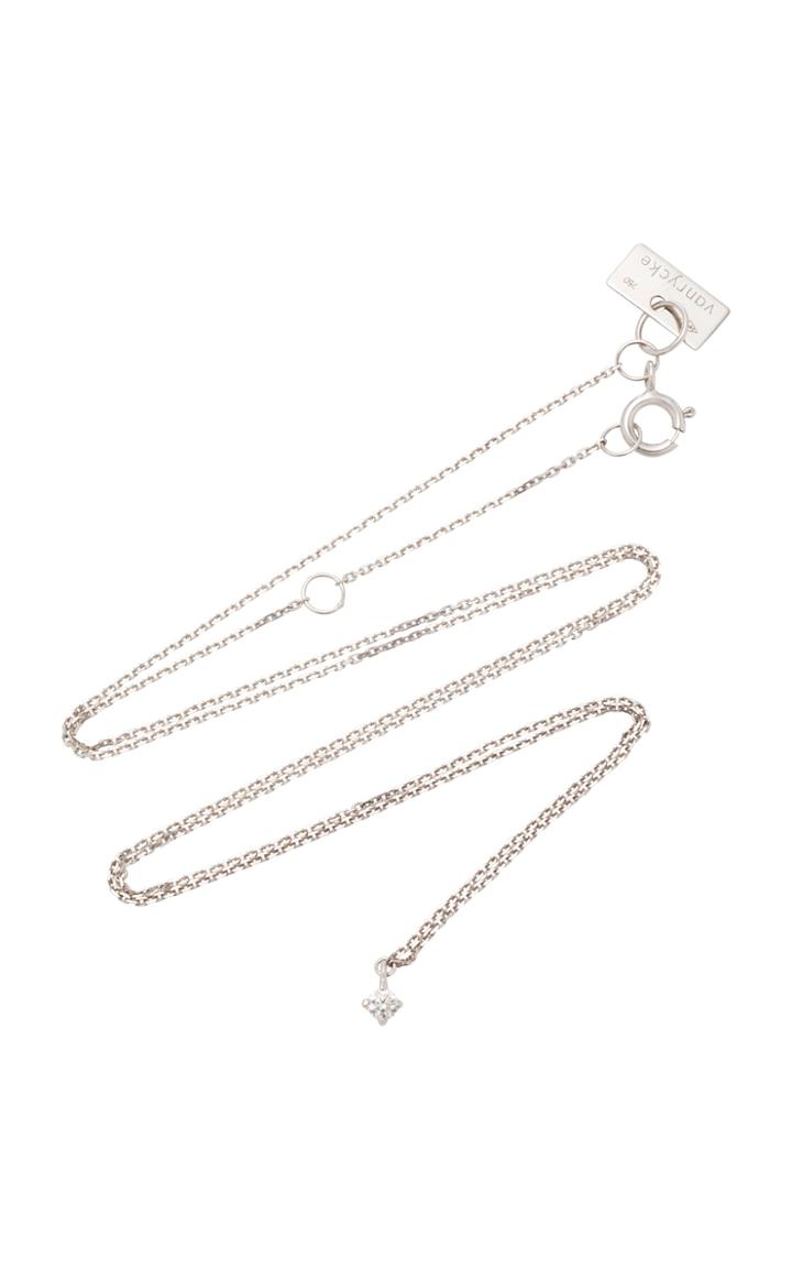 Vanrycke Stardust 18k White Gold Diamond Choker