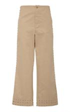Bode Studded Khaki Side-tie Trouser