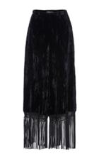 Andrew Gn Velvet Wide Leg Trousers
