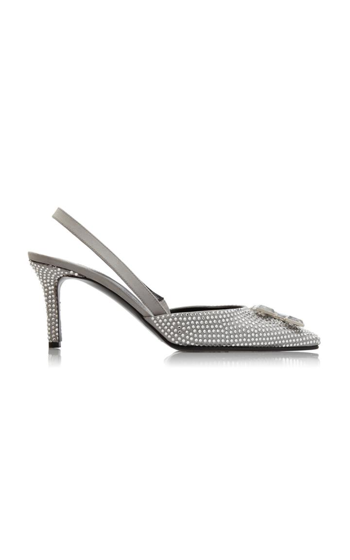 Off-white C/o Virgil Abloh Crystal Arrow Mules