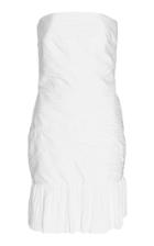 Zeynep Aray Crinkled Cotton Mini Dress