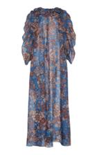 Biyan Giffa Floral Silk Maxi Dress