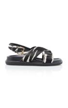 Marni Fussbett Zebra-printed Slingback Sandals