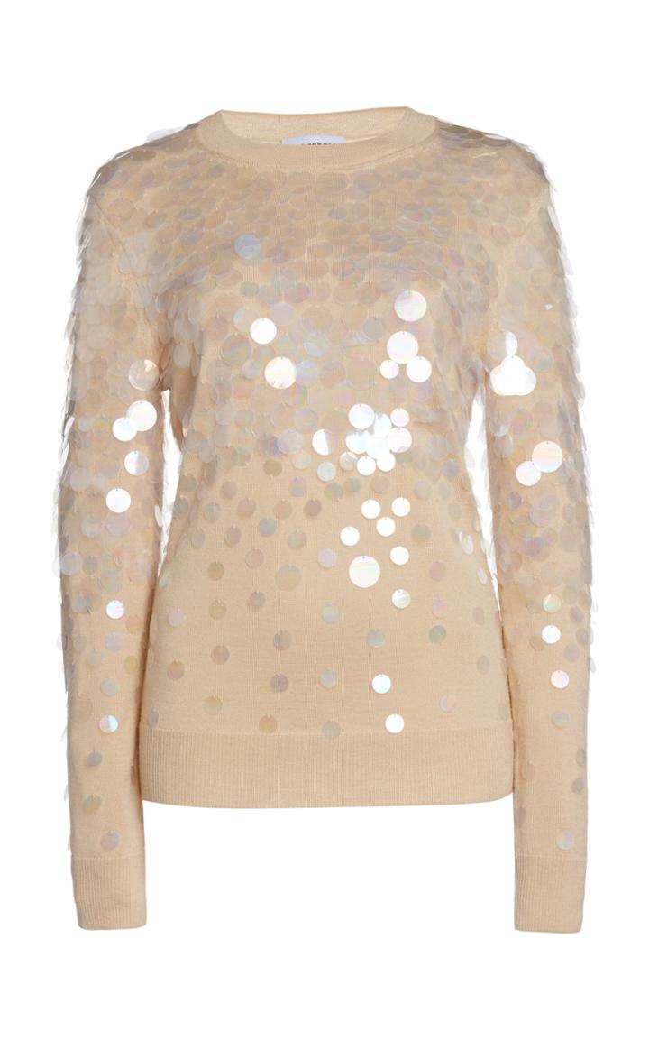 Moda Operandi Paco Rabanne Sequined Wool-blend Sweater
