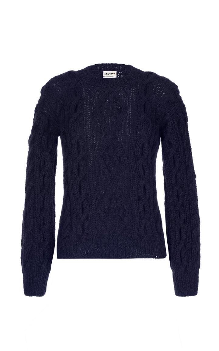 Moda Operandi Escvdo Isa Hand Crochet Chunky Sweater