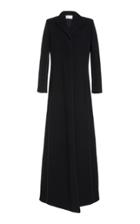 Pamella Roland Floor Length Crepe Coat