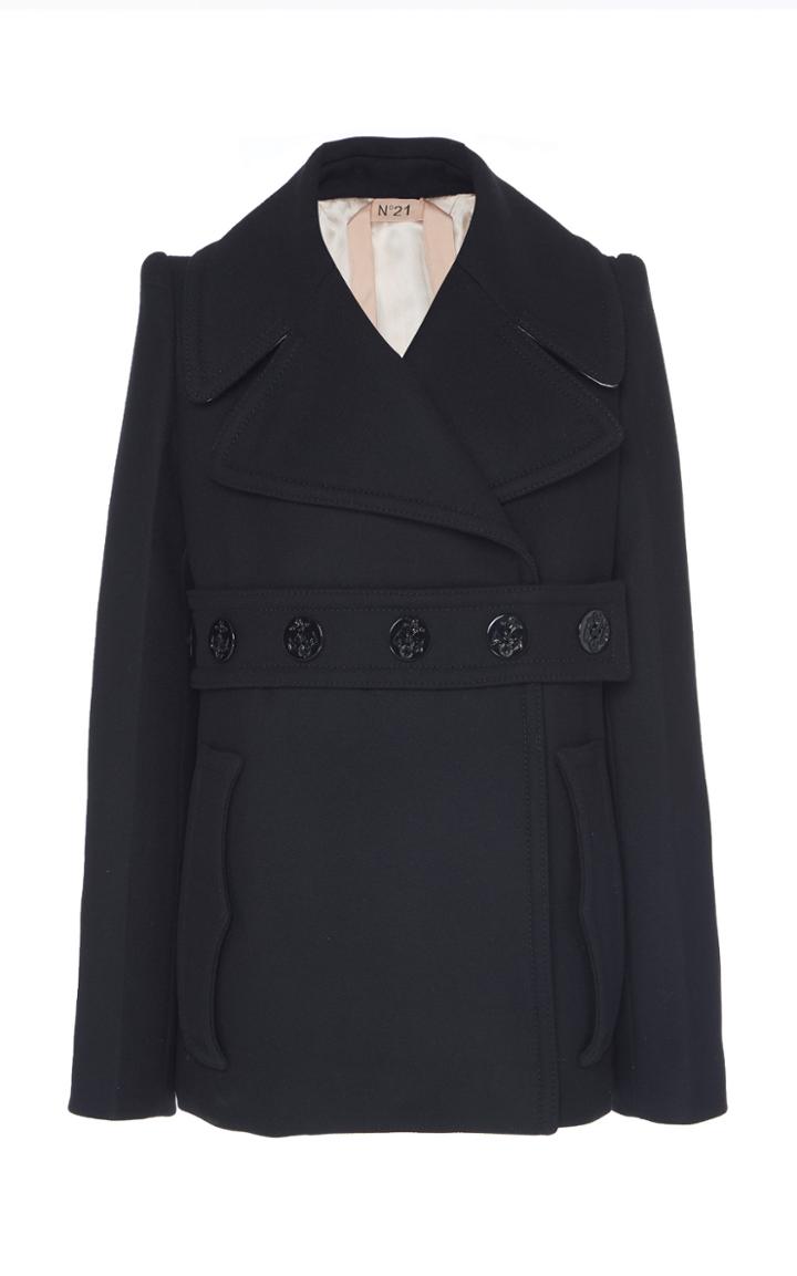 N 21 N&deg;21 Janis Wool Peacoat