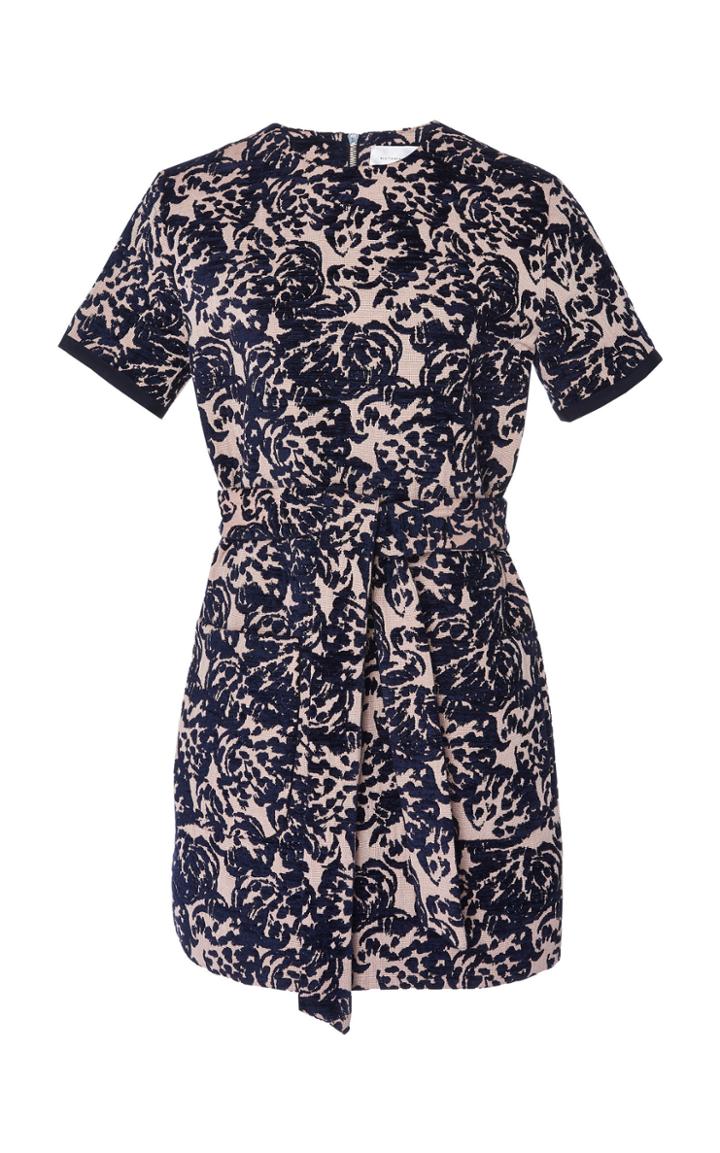 Victoria Victoria Beckham Embroidered Mini Dress
