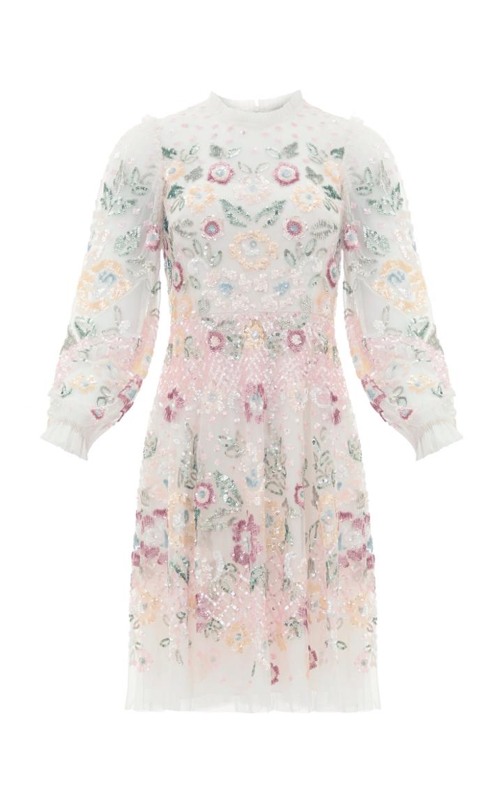 Moda Operandi Needle & Thread Rosalie Sequin-embellished Mini Dress Size: 4