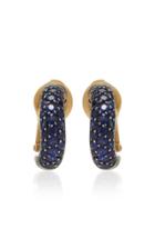 Gioia 18k Gold And Sapphire Earrings