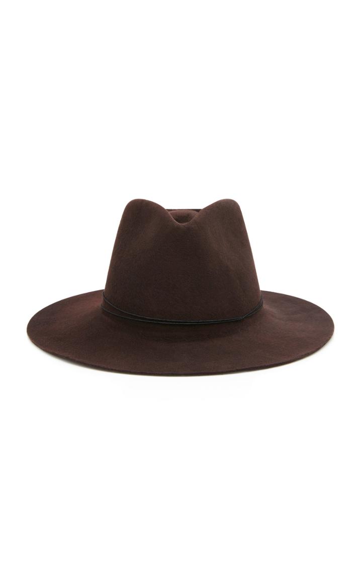 Janessa Leone Kurt Wool Fedora
