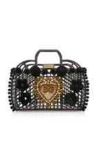 Dolce & Gabbana Embellished Pvc Cage Tote