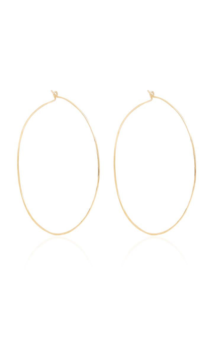 Zoe Chicco 14k Extra Large Hammered Hoops