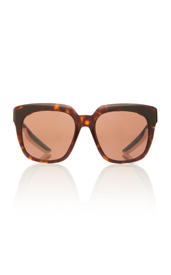 Balenciaga Sunglasses Hybrid Acetate Oversized Square-frame Sunglaess