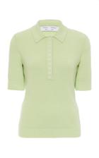Proenza Schouler White Label Boucle Short Sleeve Polo