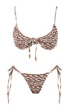 Moda Operandi Palm Viper Bikini Top