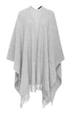 Sally Lapointe Airy Cashmere Silk Poncho