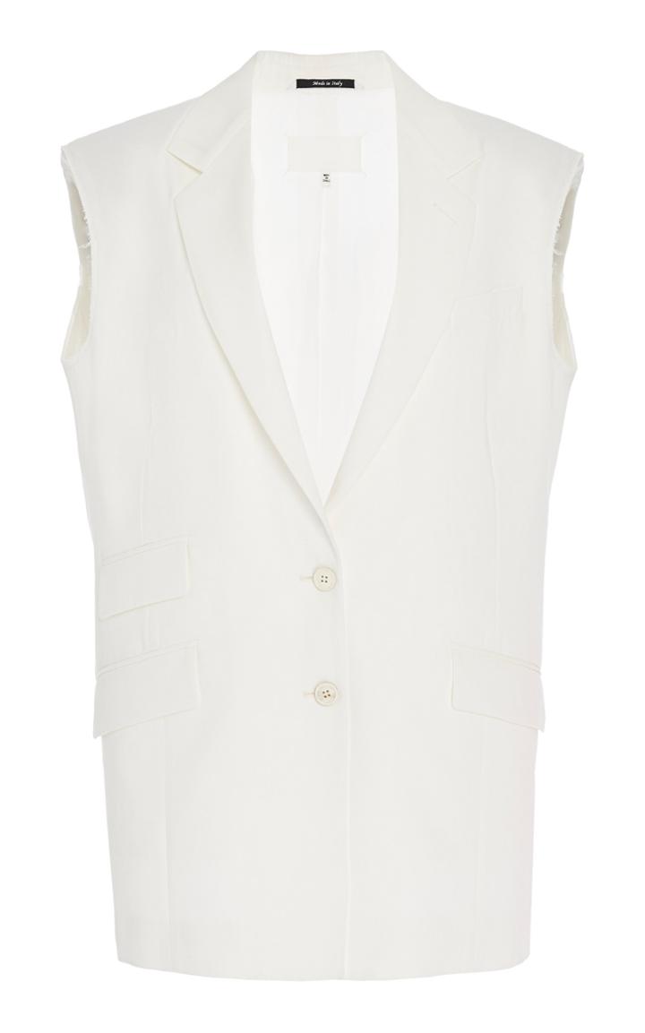 Moda Operandi Maison Margiela V-neck Cotton Vest Size: 36