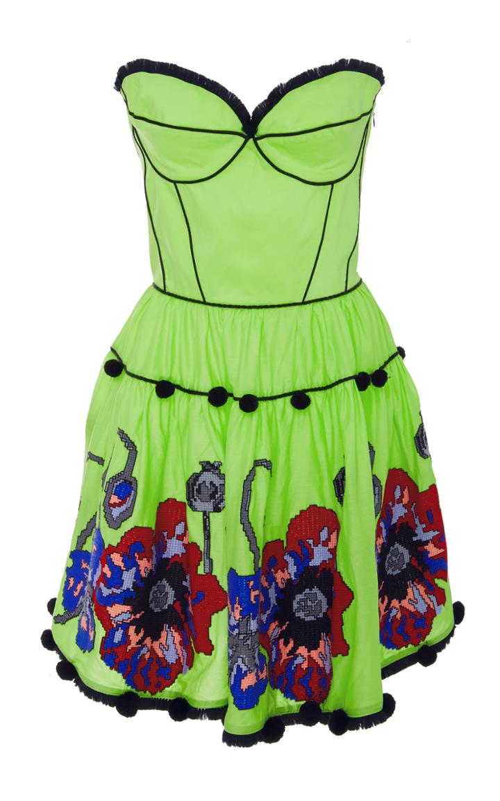 Yuliya Magdych Poppies Pon-pon Corset Set