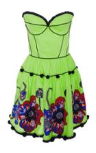 Yuliya Magdych Poppies Pon-pon Corset Set