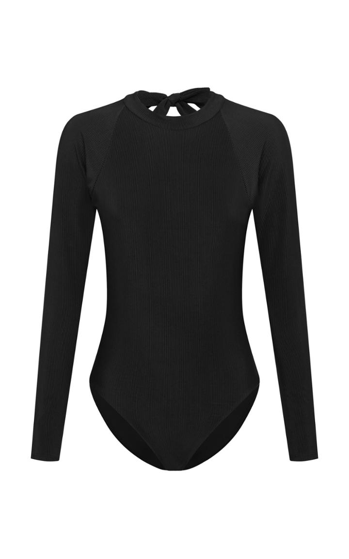 Moda Operandi Abysse Billie Long-sleeve One Piece With Low Back