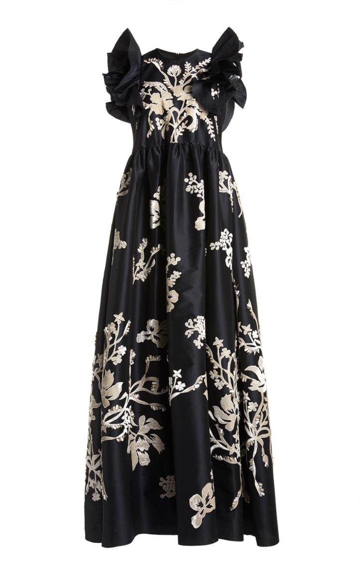 Moda Operandi Biyan Ilovyn Floral Print Maxi Gown