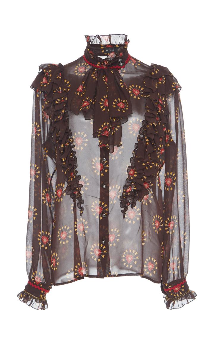 Etro Leya Ruffle Blouse