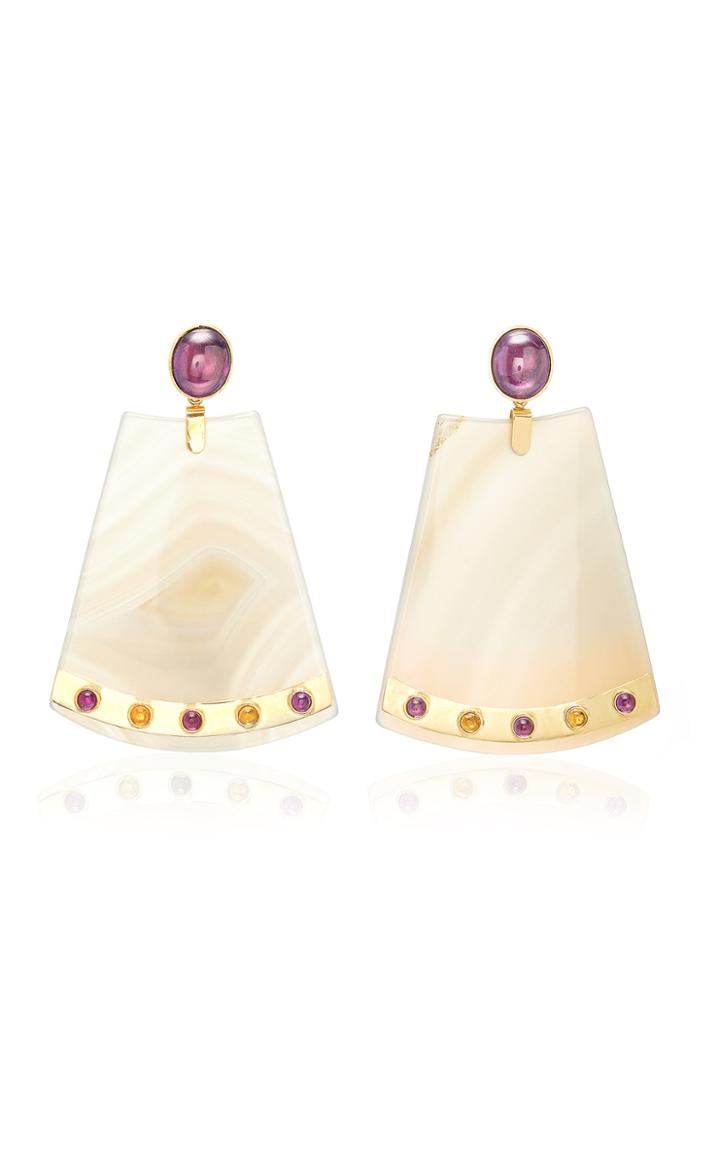 Eduarda Brunelli Savannah Agate Earring