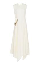 Moda Operandi Jw Anderson Embellished Cutout Linen Dress Size: 6
