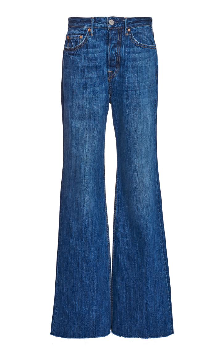 Grlfrnd Denim Carla High-rise Wide-leg Jeans Size: 24