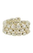 Holly Ryan Flexible Pearl Spiral Ring