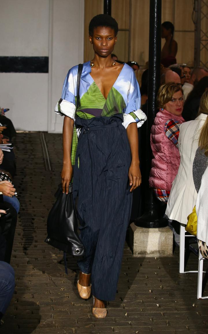 A.w.a.k.e. Alex Wide-leg Broadcloth Belted Pants