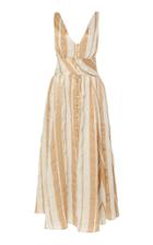 Cult Gaia Angela Striped Gauze Dress