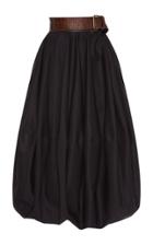 J.w.anderson Balloon Skirt With Zip On Croc Belt