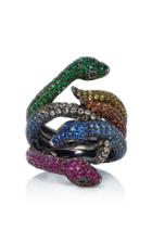 Lynn Ban Jewelry Spectrum Three Headed Snake Ring
