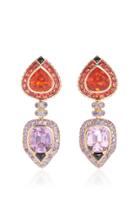 Marina B Lupa 18k Yellow Gold Muti-stone Earrings