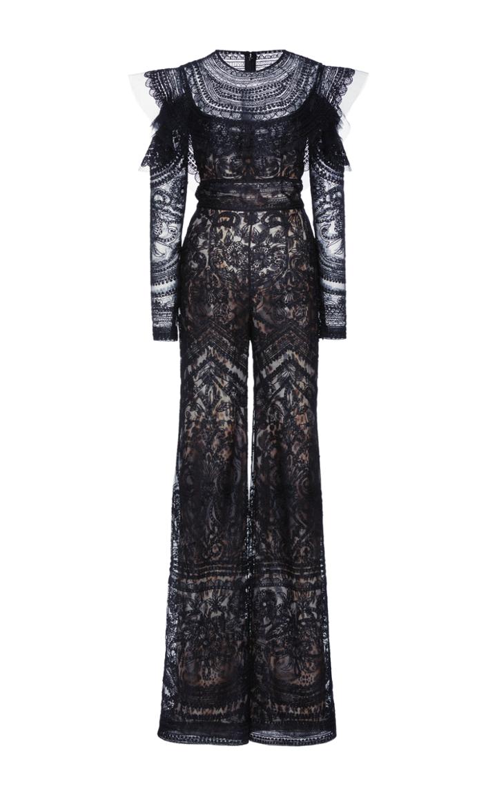 Naeem Khan Embroidered Jumpsuit