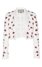 Giambattista Valli Strawberry Motif Jacket