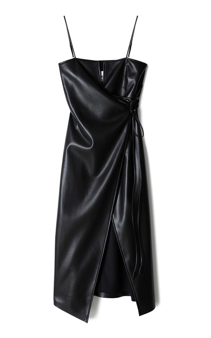Moda Operandi Nanushka Anubi Faux-leather Wrap Dress